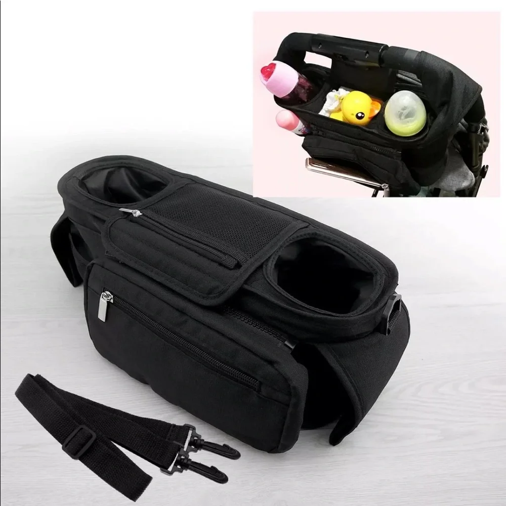 New Baby universal stroller organizer black bag